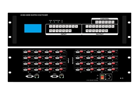 BeingHD 16x16 4K60 HDR HDMI 2.0 Matrix Switcher with Web GUI and APP control