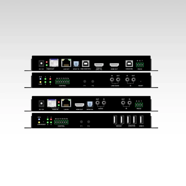 4K@604:4:4 AV over IP Extender Matrix System with USB