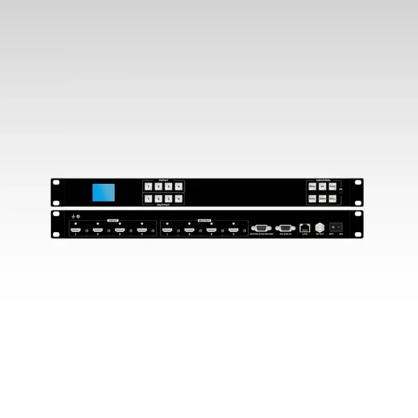 SMS-MANAGER-400M-1080P series 4x4, 8x8 HDMI Matrix Switcher with Seamless switching and TV Wall function