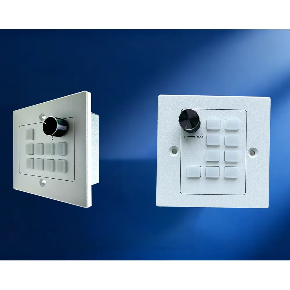 9-button programming control keypad with knob, lock and PoE function - Imagem 9