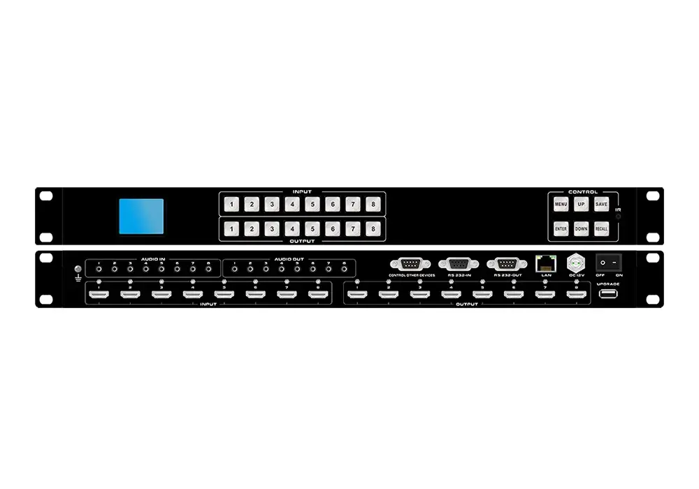 BeingHD Complete AV Solutions - 4K HDMI Matrix Switcher, AV over IP Encoder Decoder, AV Central Control System