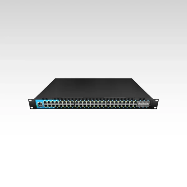 48x10/100/1000 Base-T + 6x10G Base-X Managed PoE Ethernet Switch