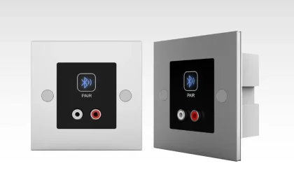 BT22D Dante Converter Wallplate panel